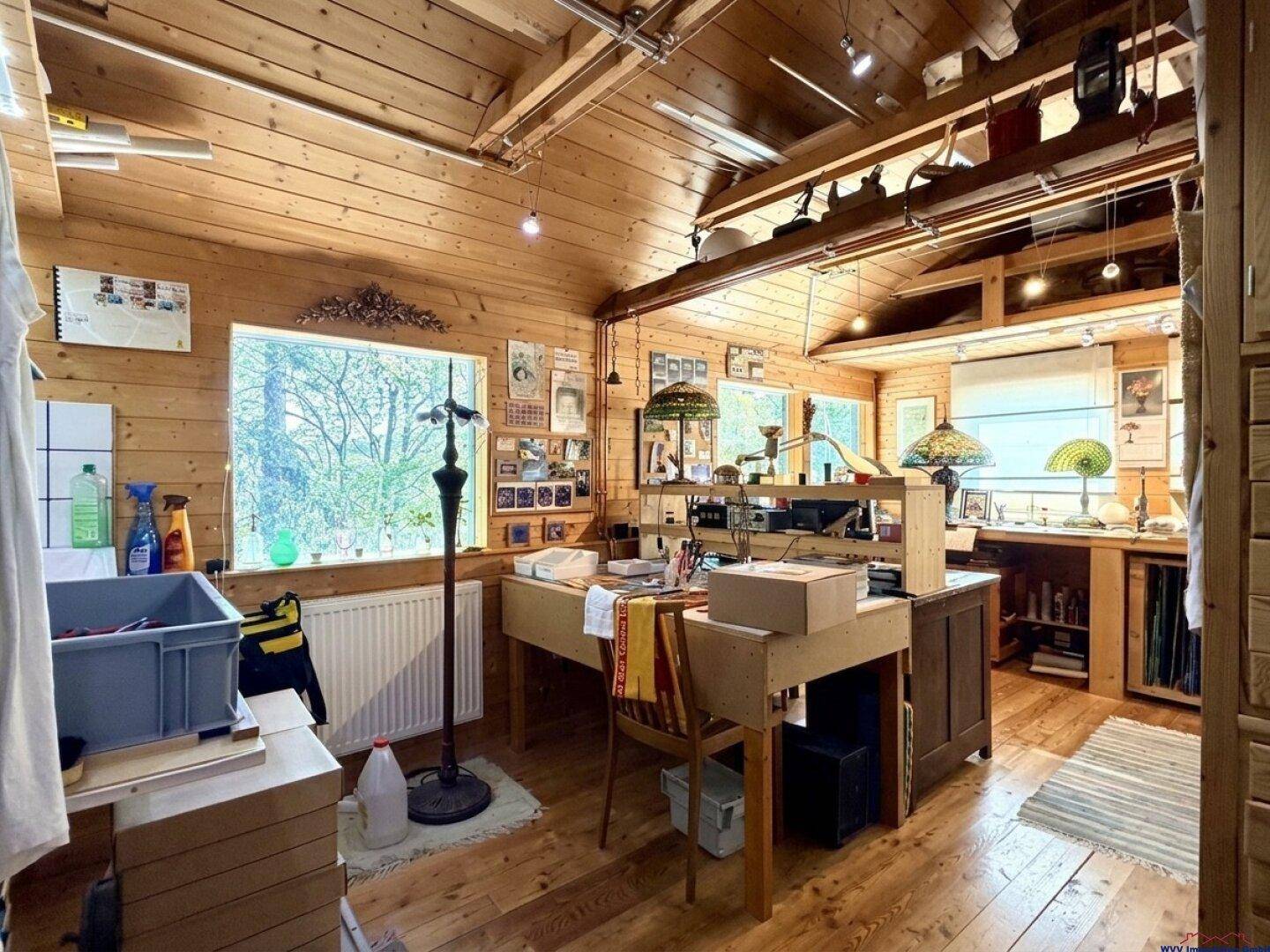 Gartenhausatelier bzw. Werkstatt
