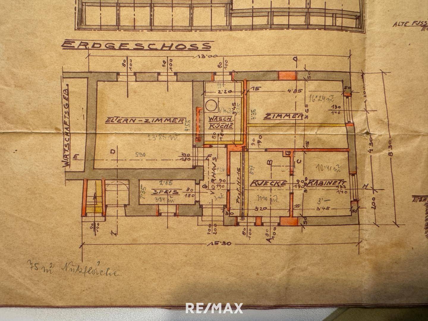 Plan Erdgeschoss