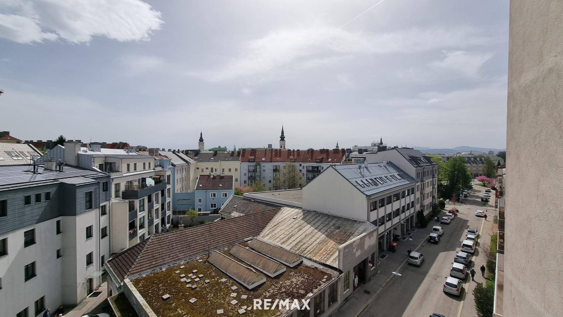Ausblick vom Balkon
