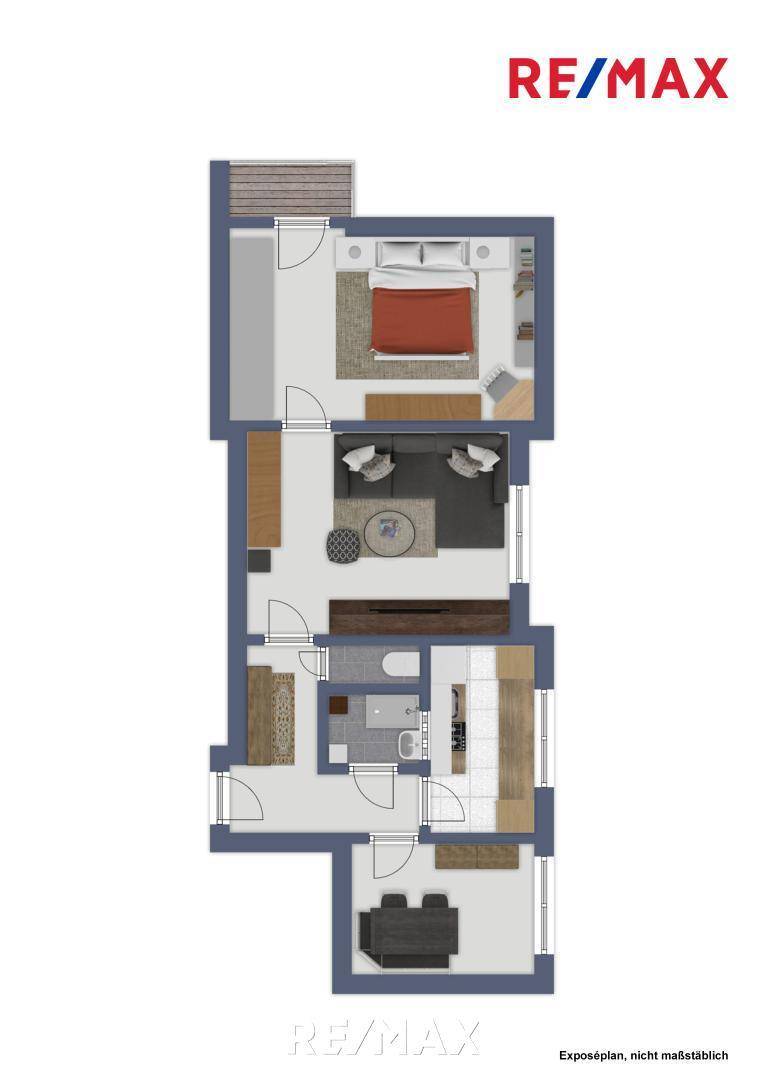 Wohnung Skizze