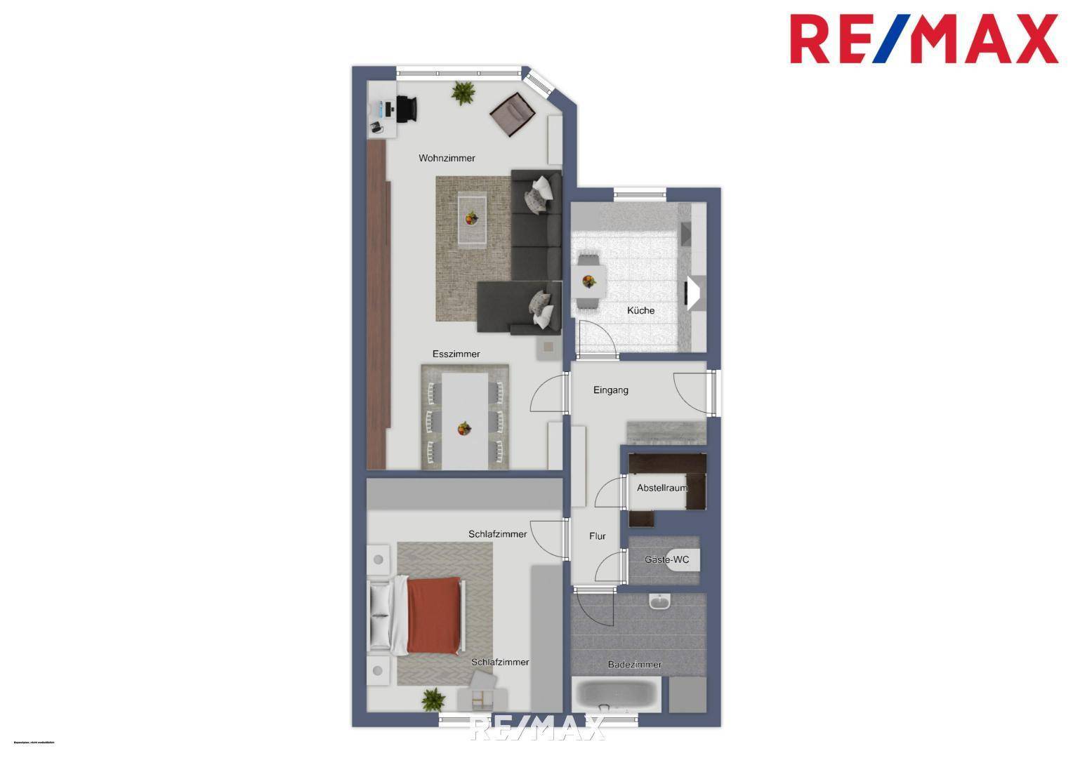 Skizze Wohnung