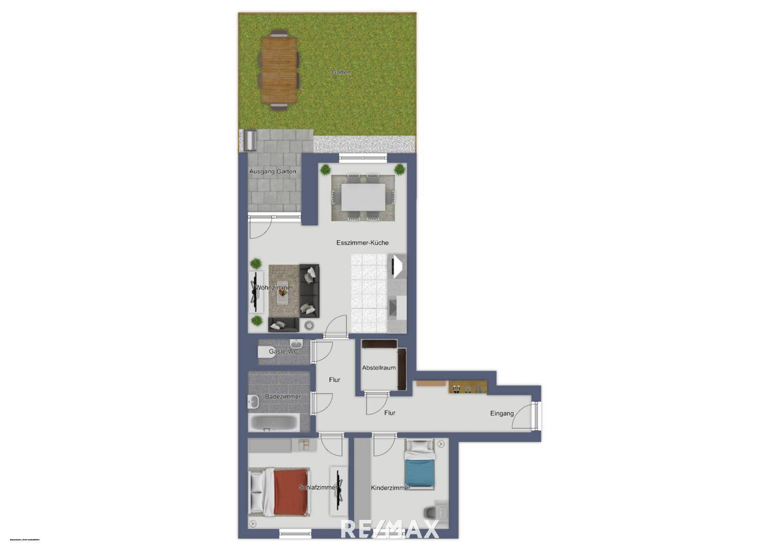 Skizze Wohnung