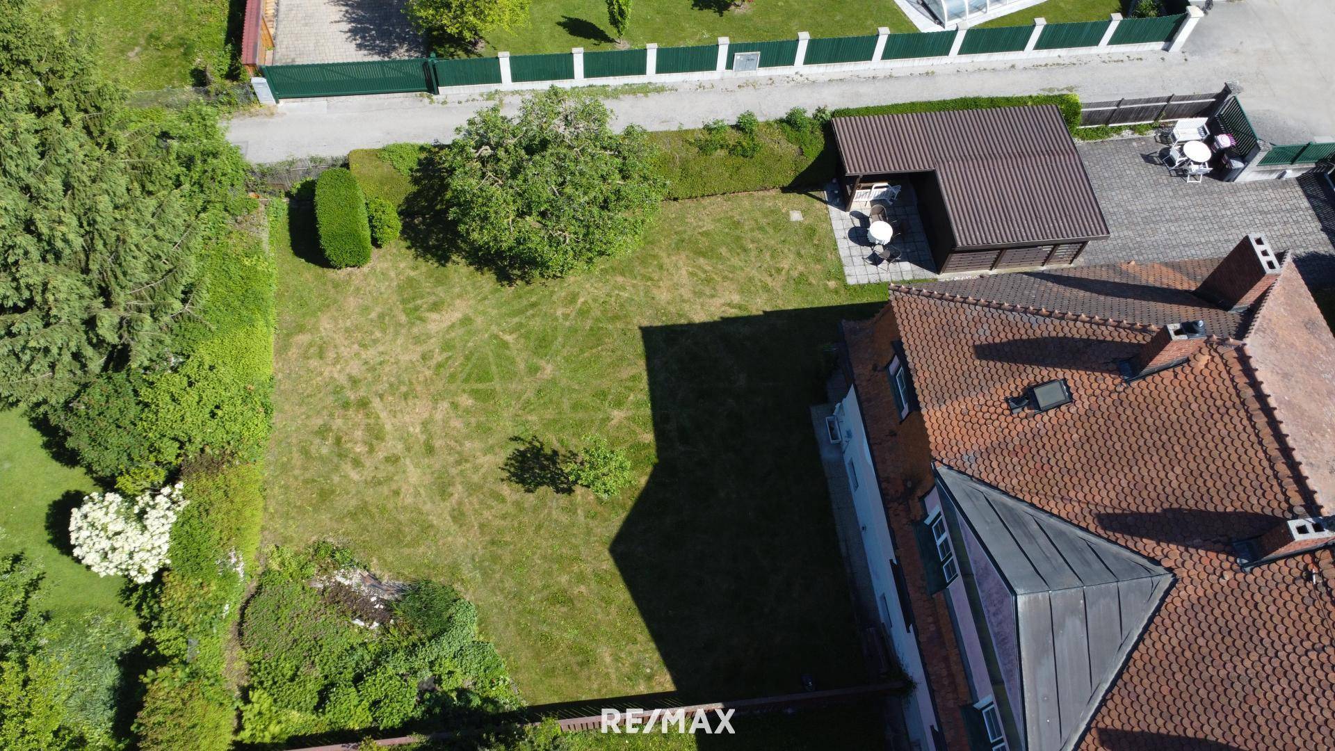 Vogelperspektive Garten