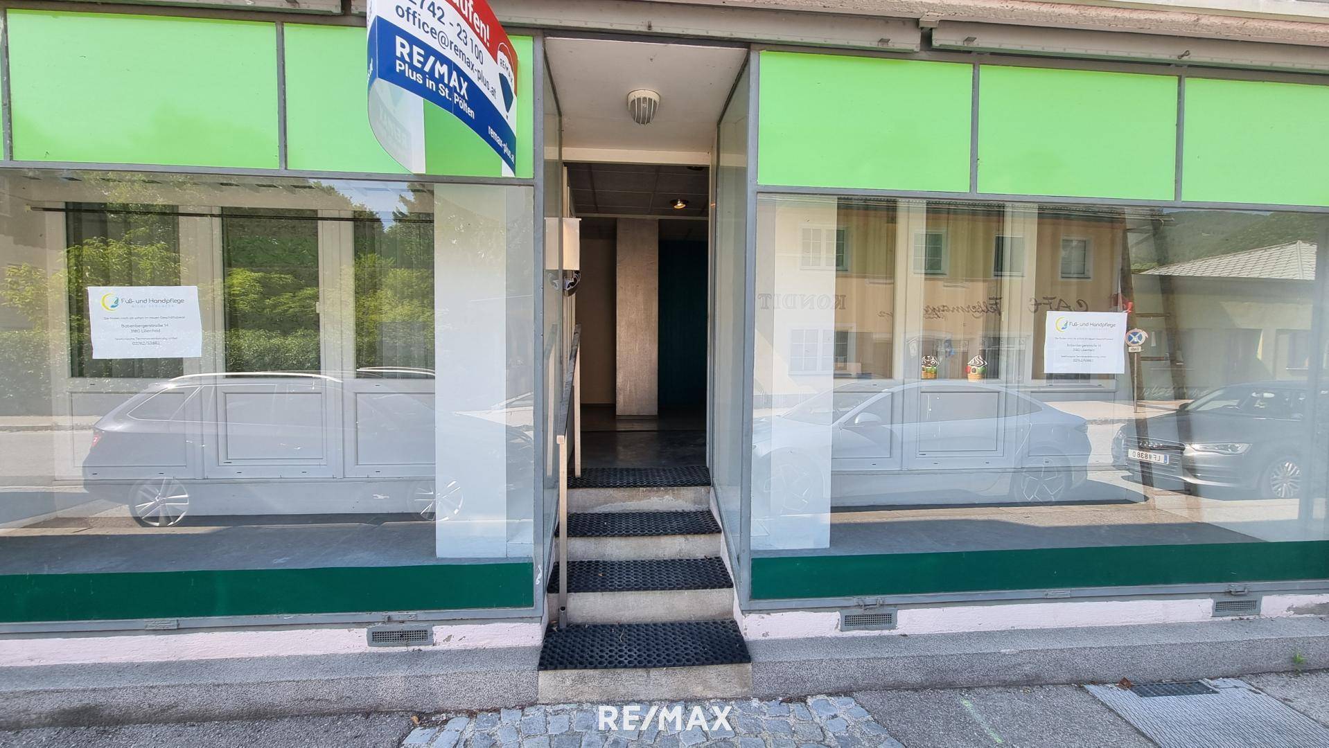 Zugang Geschäftslokal