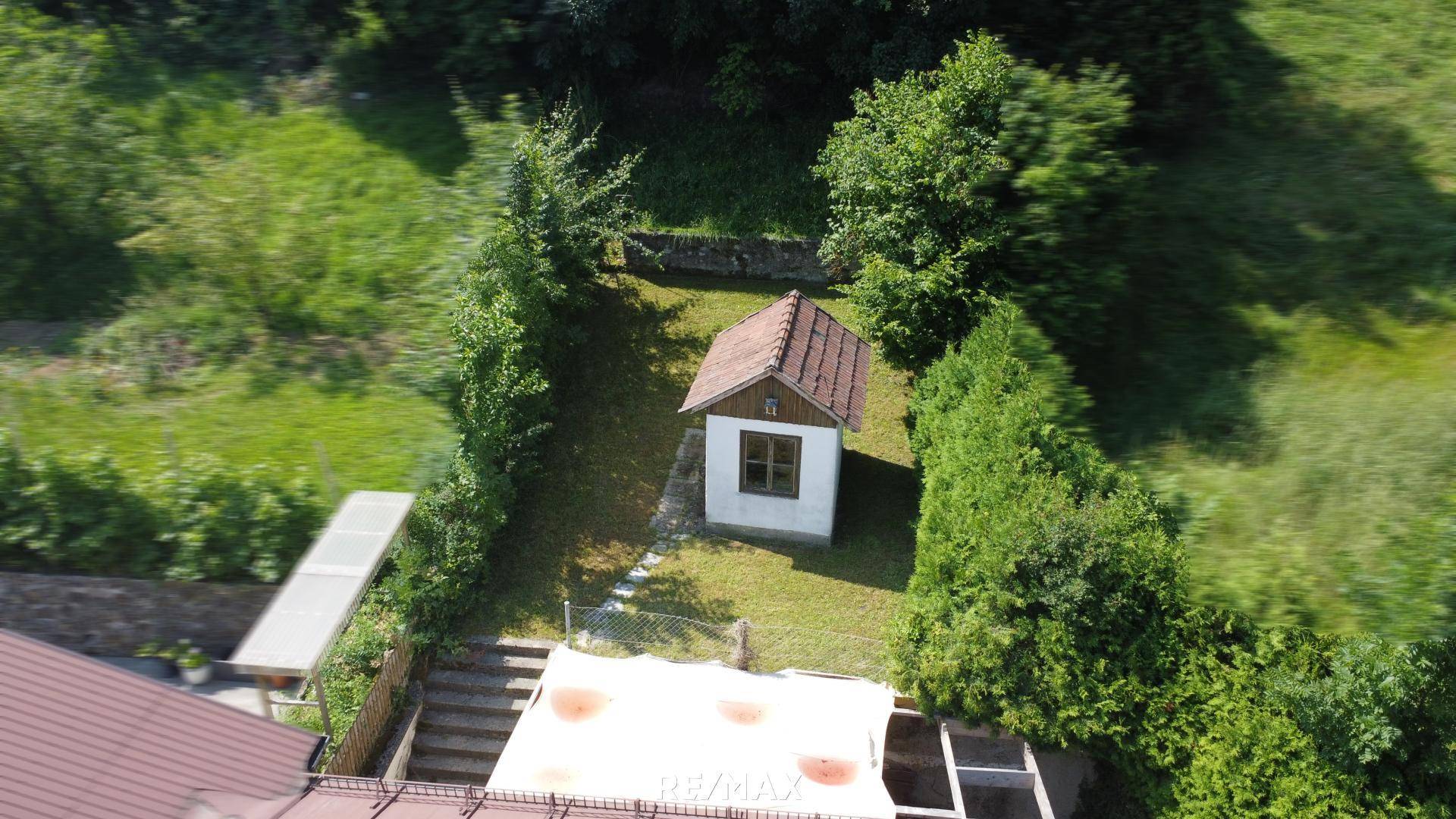 Luftbild Garten