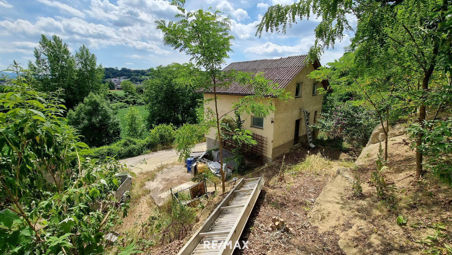 Garten hinterm Haus
