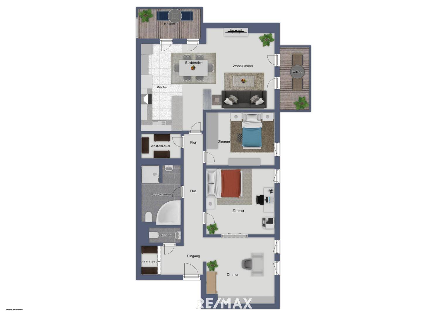 Skizze Wohnung