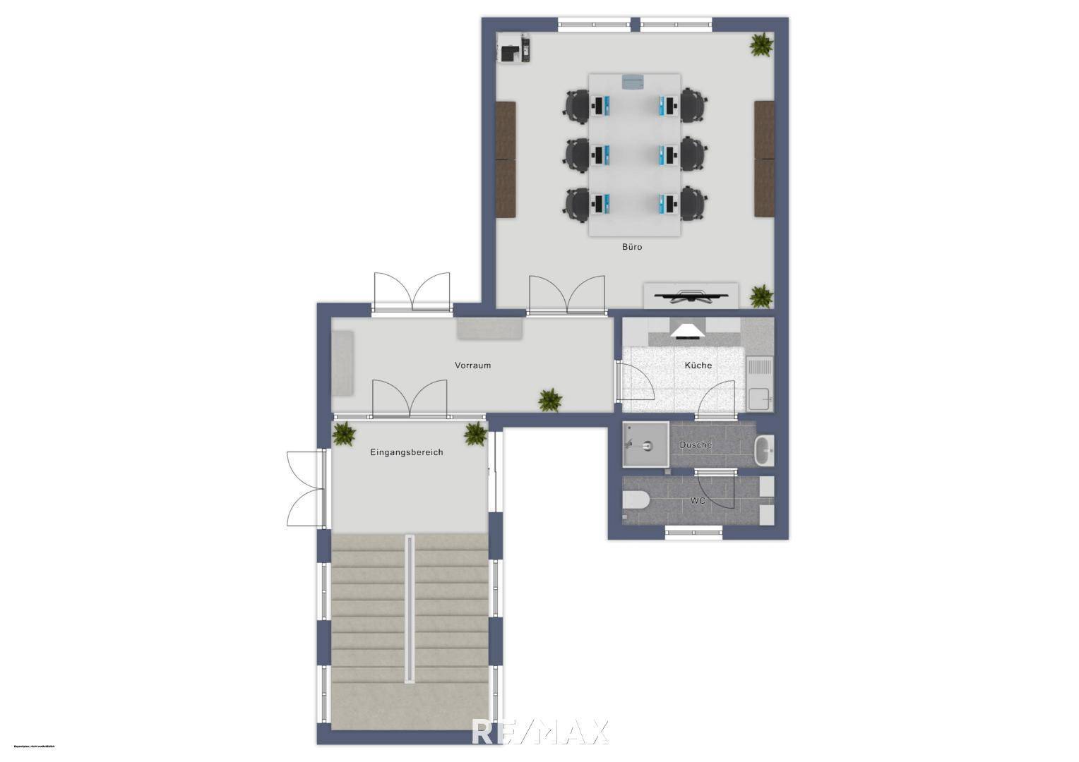 Skizze Büro