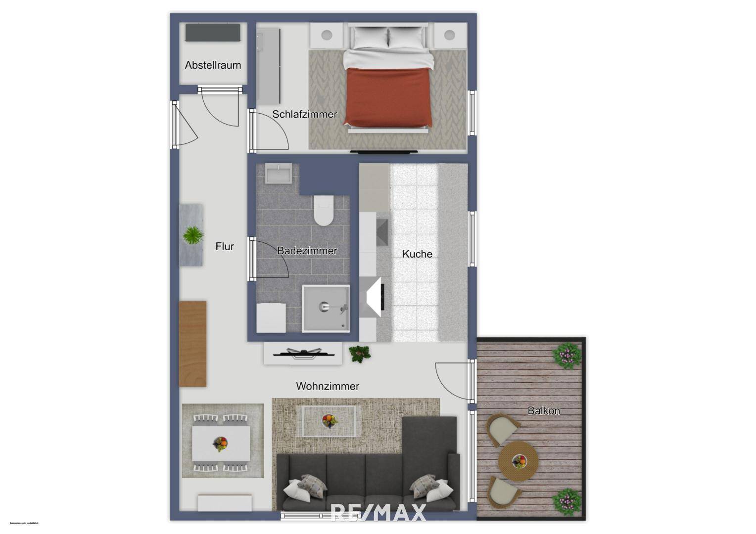 Skizze Wohnung