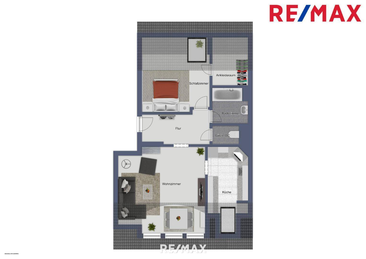 12.) Skizze Wohnung