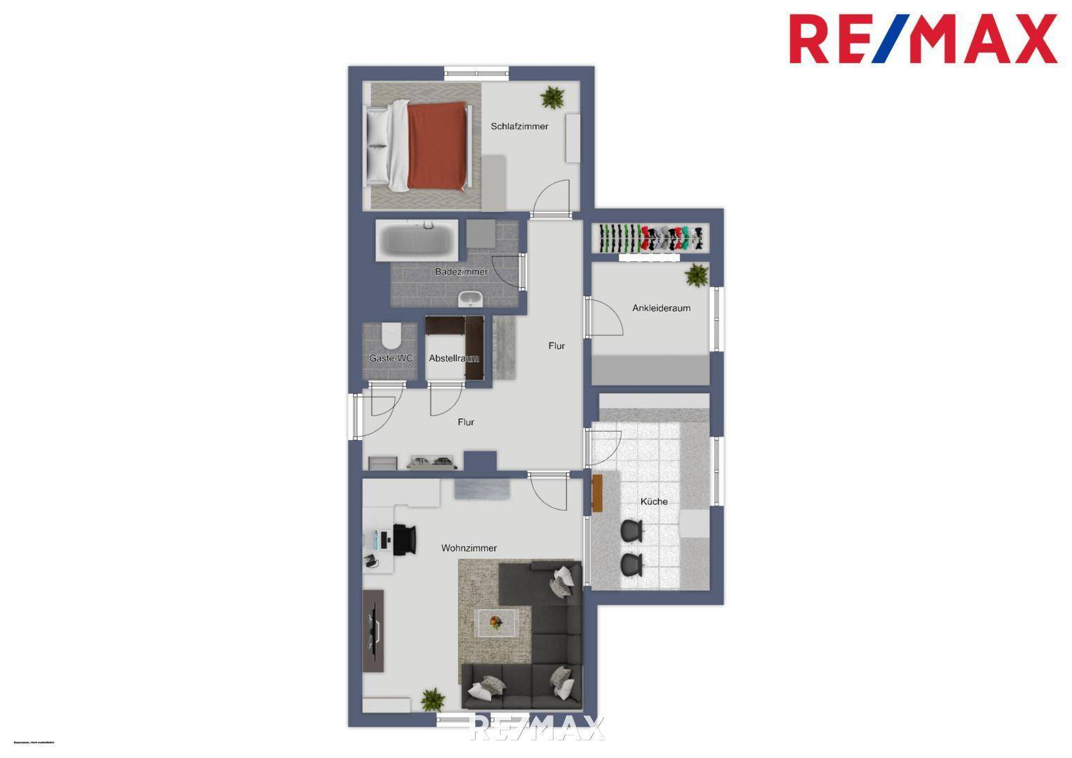 Skizze Wohnung