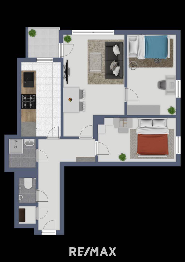 Skizze Wohnung