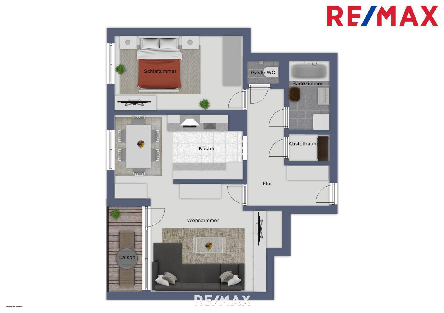 Skizze Wohnung