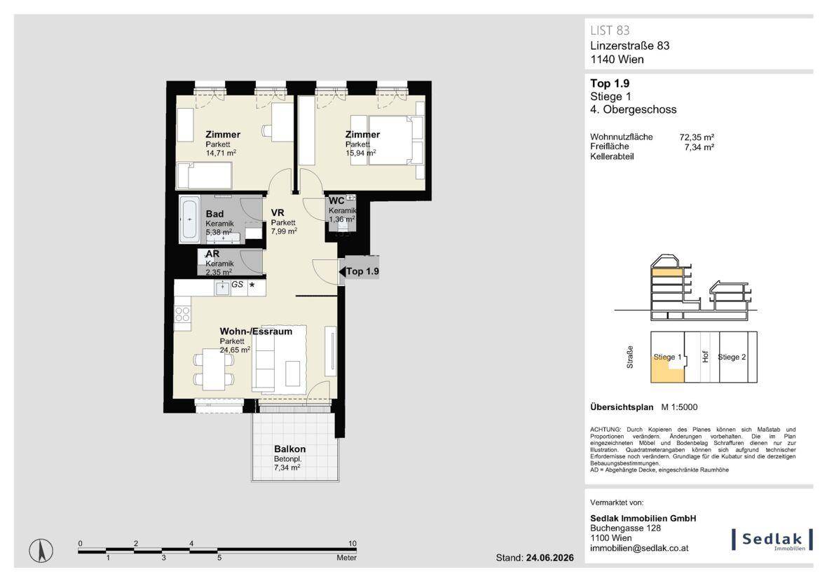 Wohnung – Wien - Ansicht 2