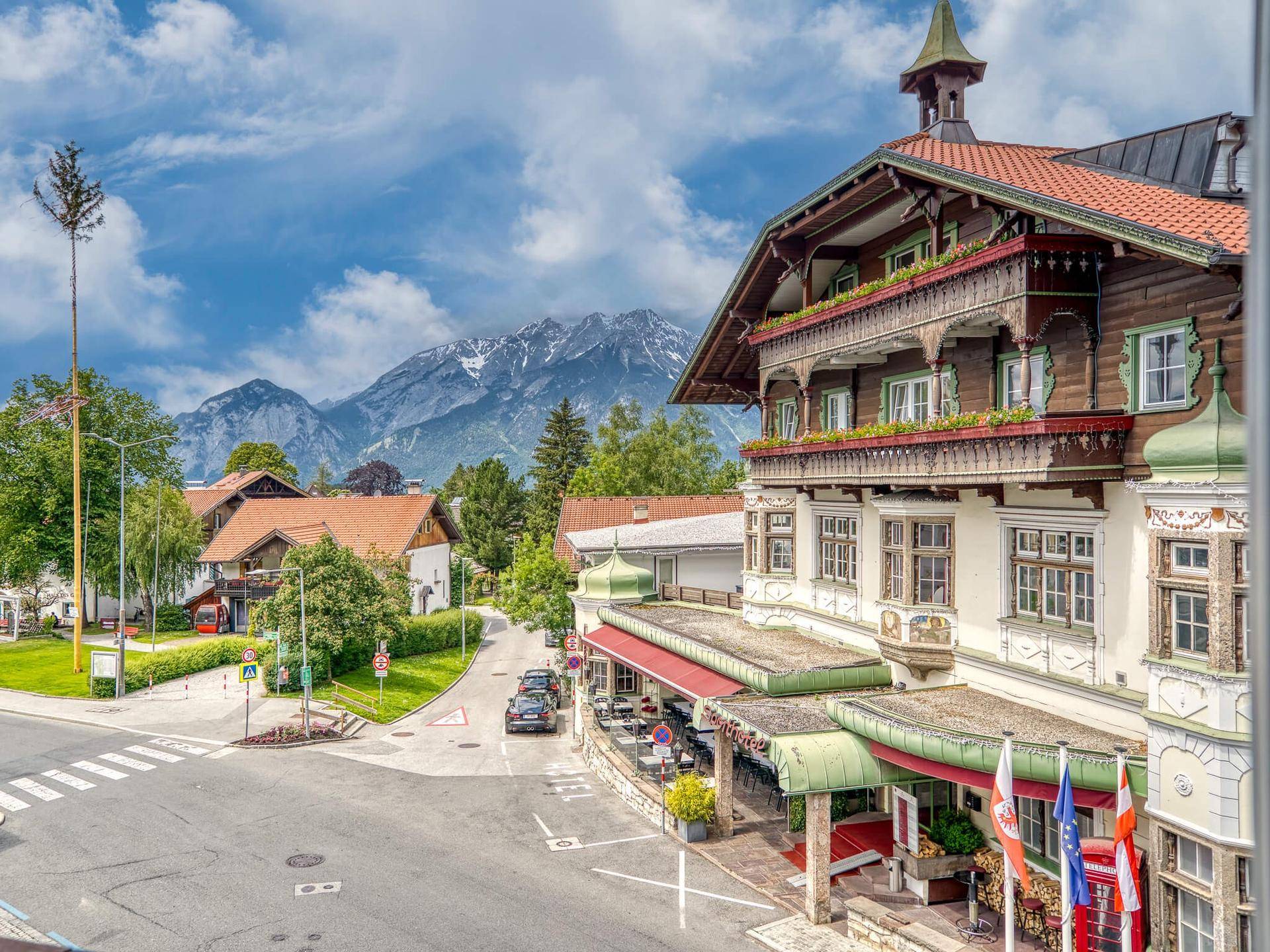 Ausblick auf das "Platzl Igls"