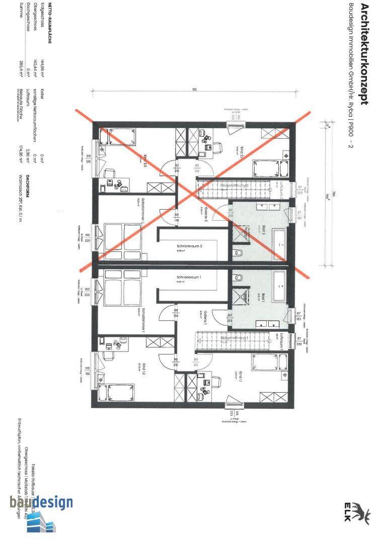 Spillern ! Top ! Neubau Erstbezug ! Hochwertiges und exklusives Doppelhaus in sehr schöner zentraler Siedlungslage - Ansicht 3
