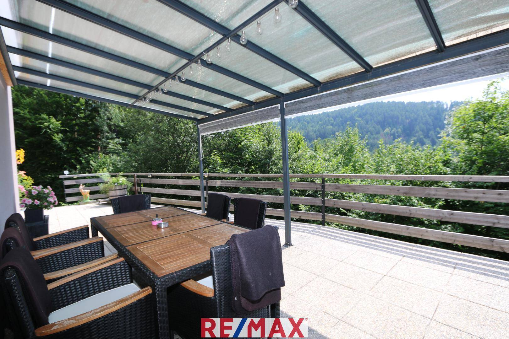 überdachte Terrasse