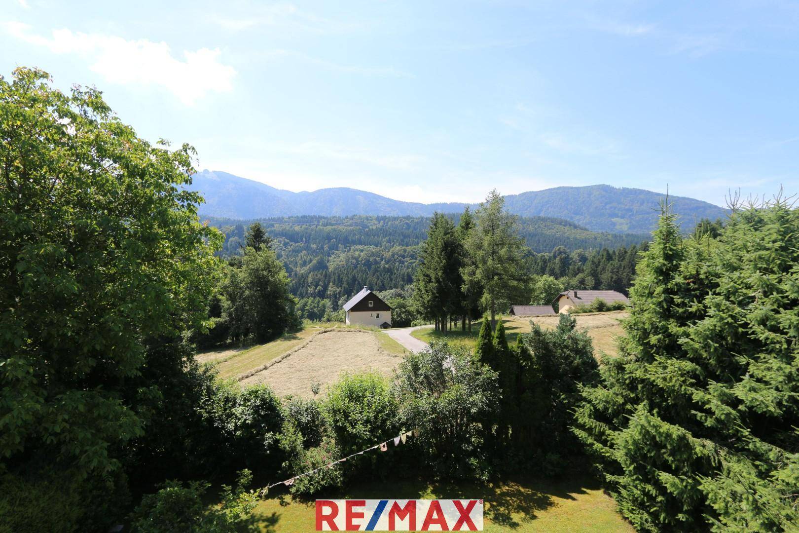 Ausblick vom Balkon