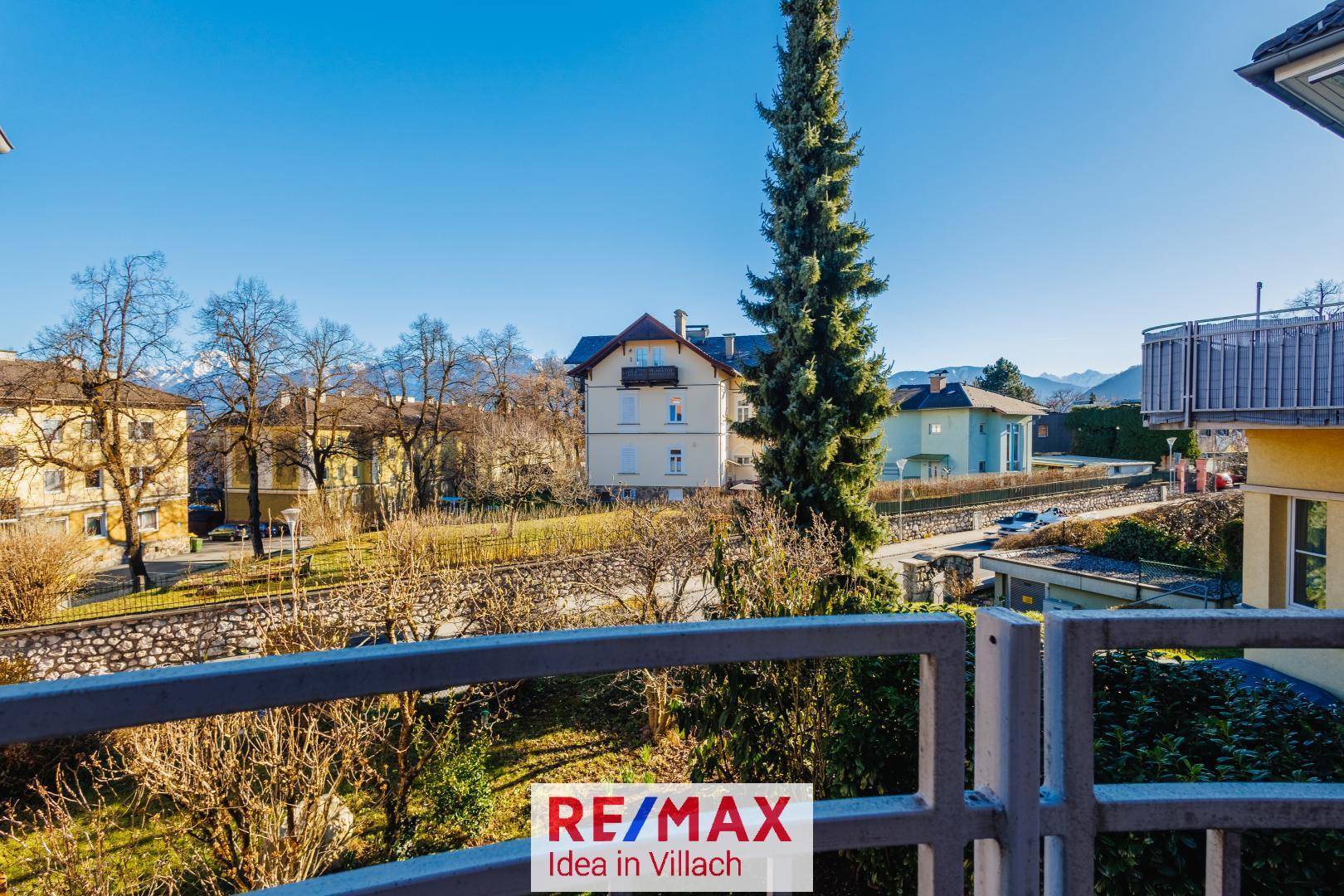 Aussicht vom Balkon