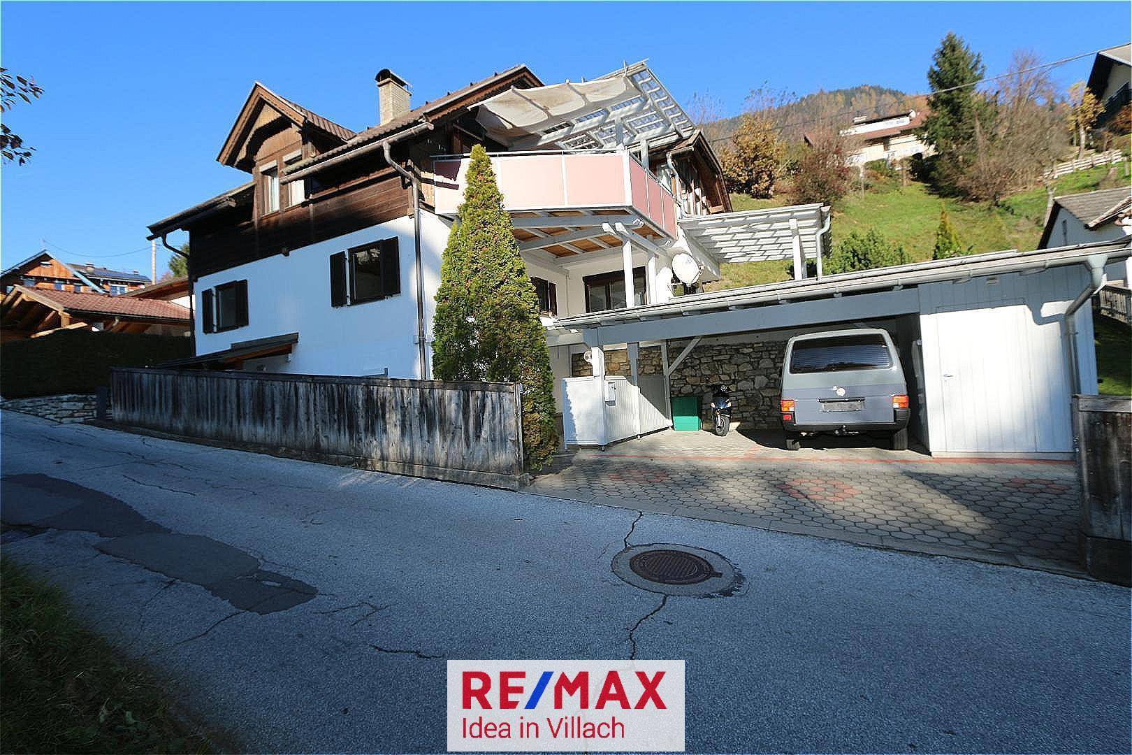 Ansicht Süd- Ost und unteres Doppelcarport
