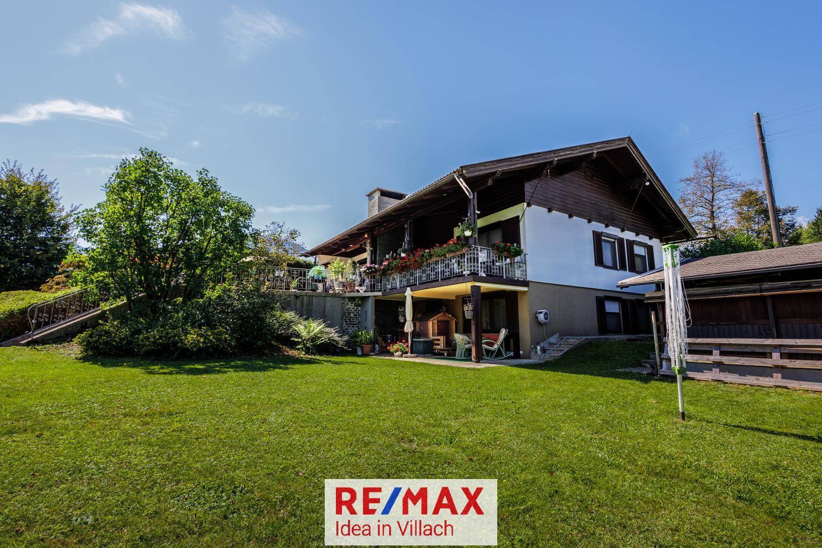 Blick Richtung Haus