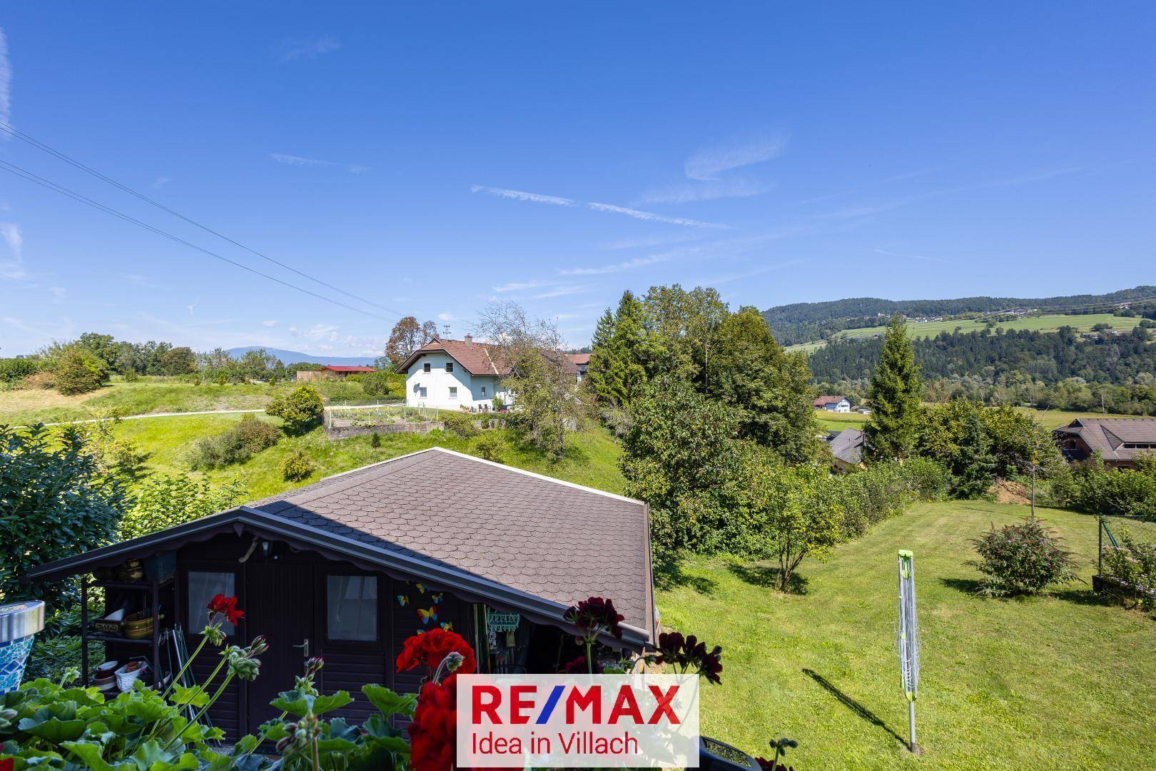 Blick Richtung untereren Garten