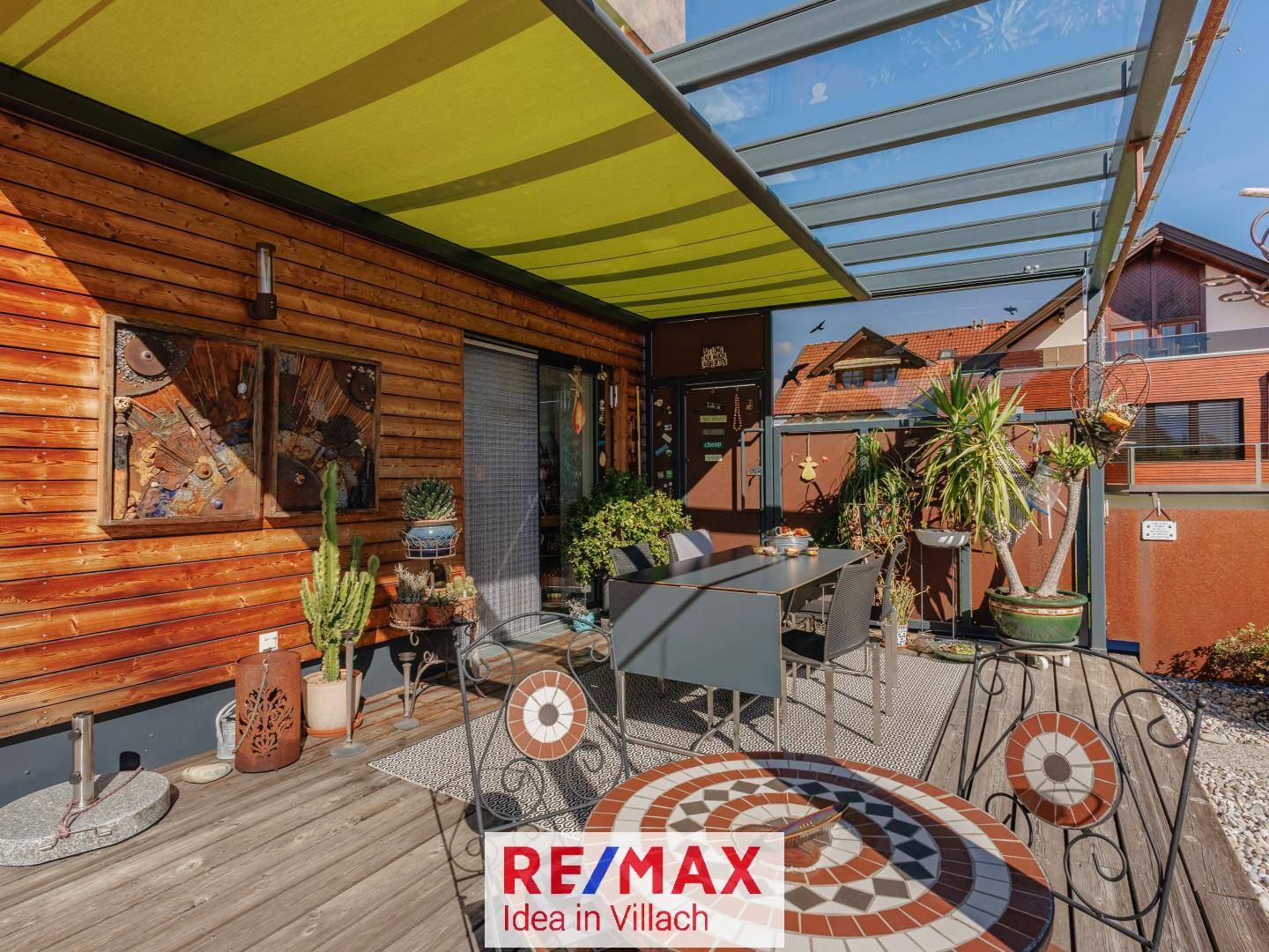 Terrasse u¨berdacht