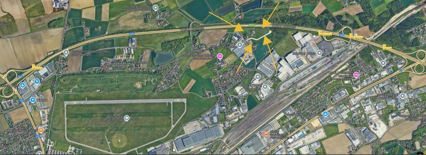 google Maps Süd+Nord+Ost
