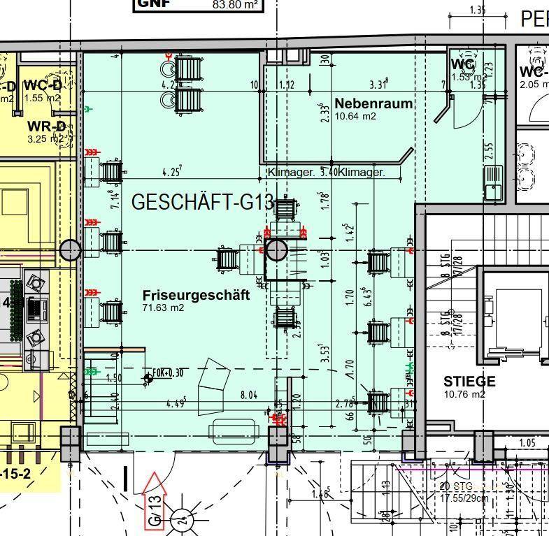 Grundrissplan @WSW