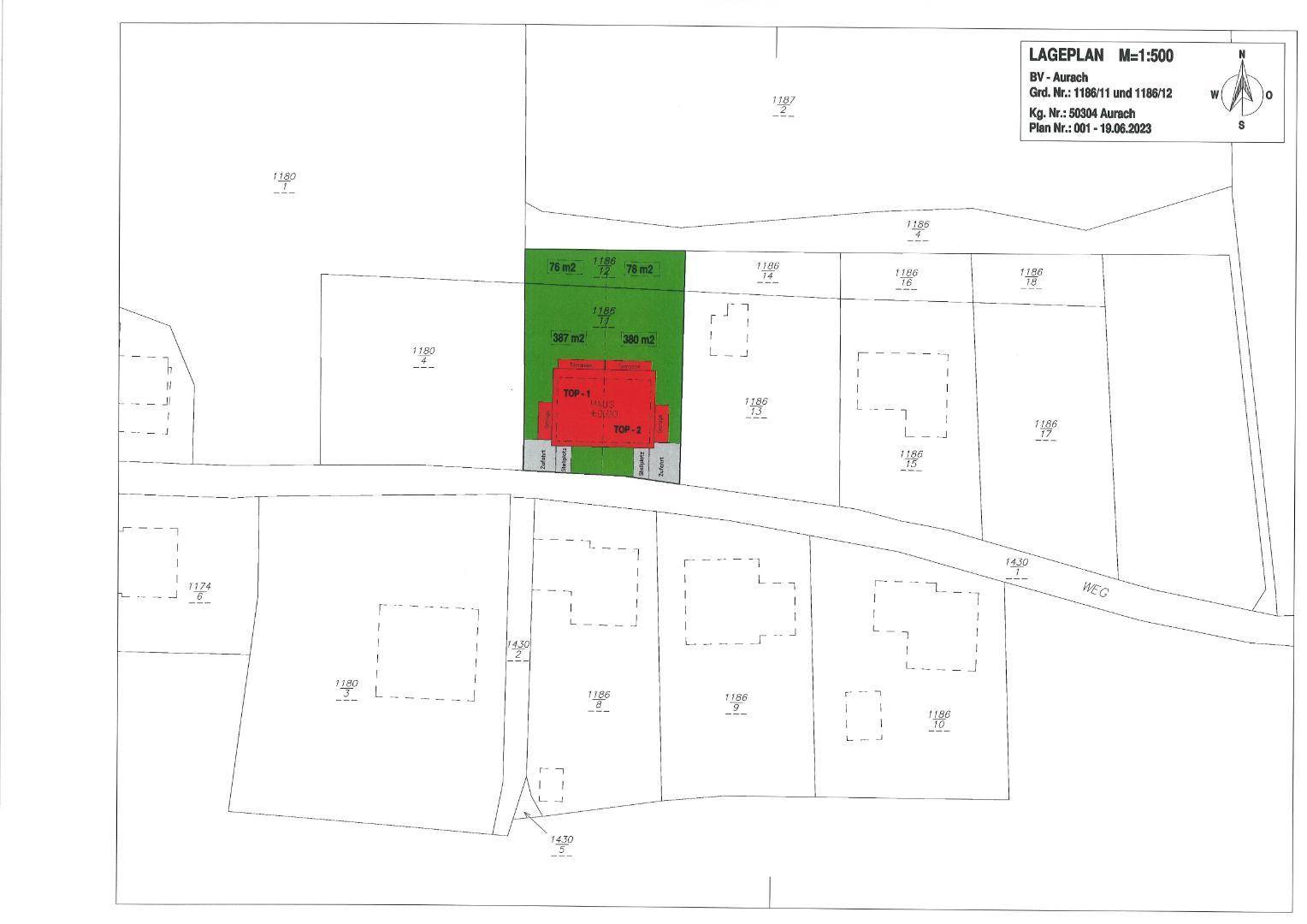 Lageplan Aurach