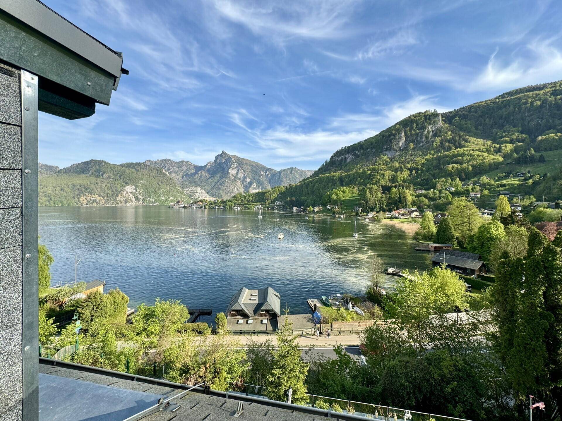 Ausblick auf den Traunsee