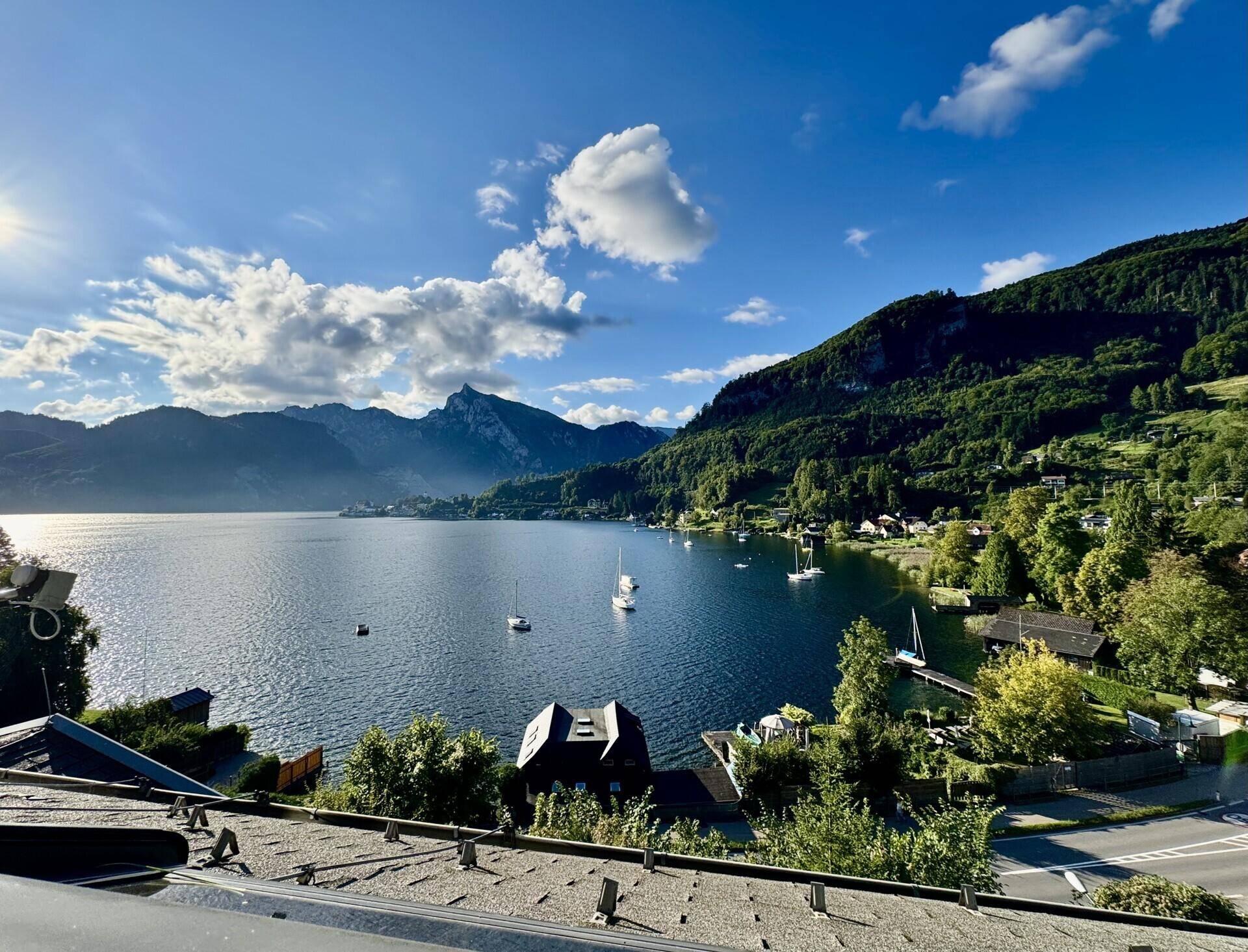 Ausblick auf den Traunsee