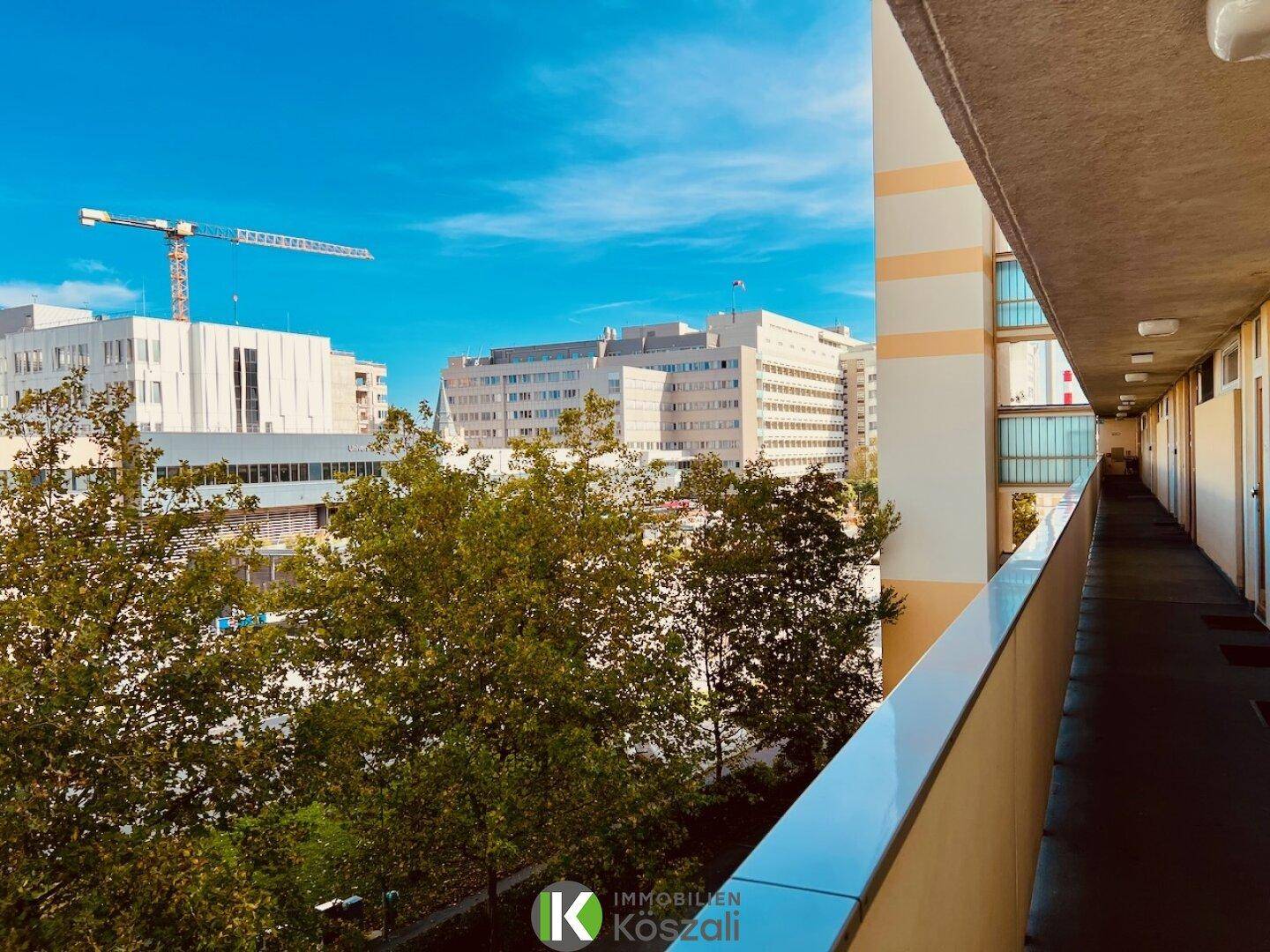 Blick auf´s Klinikum