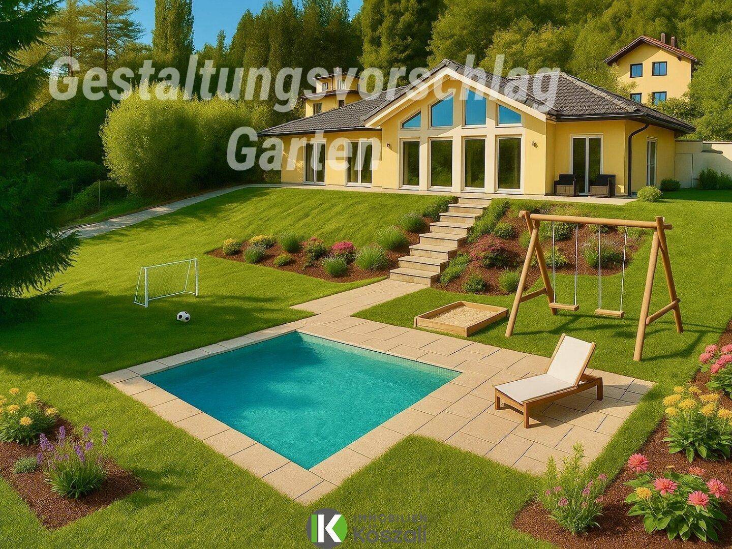 Gestaltungsvorschlag Garten