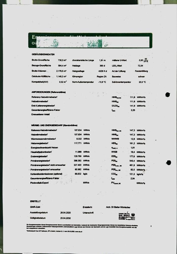 Energieausweis 1