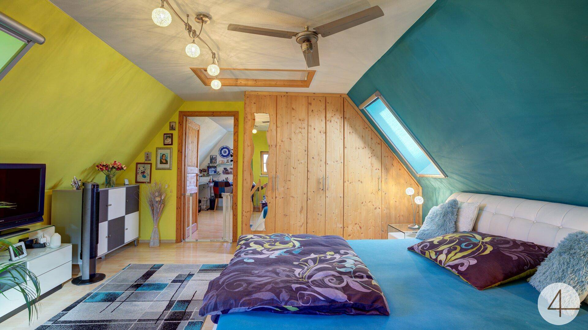 Schlafzimmer - Dachgeschoß