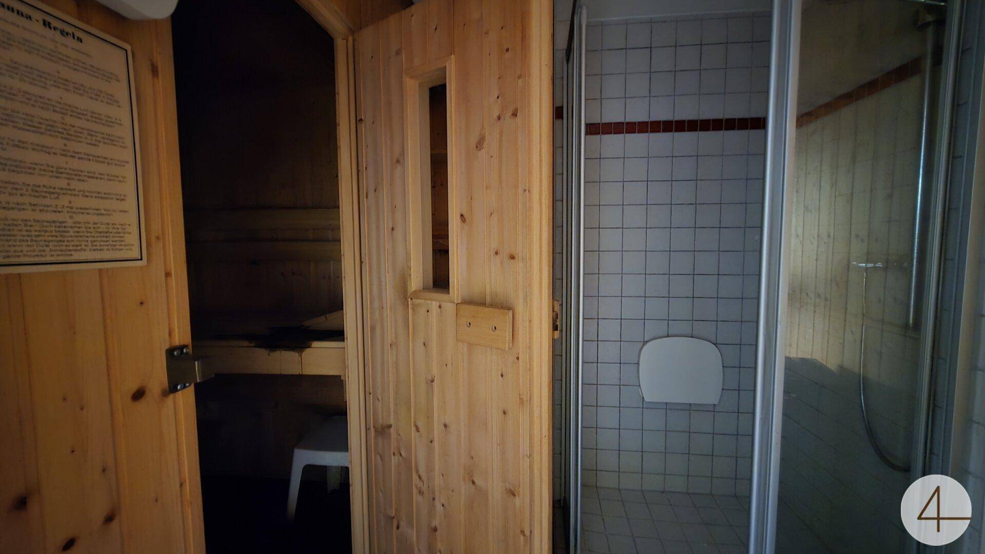 Kellergeschoß - Sauna