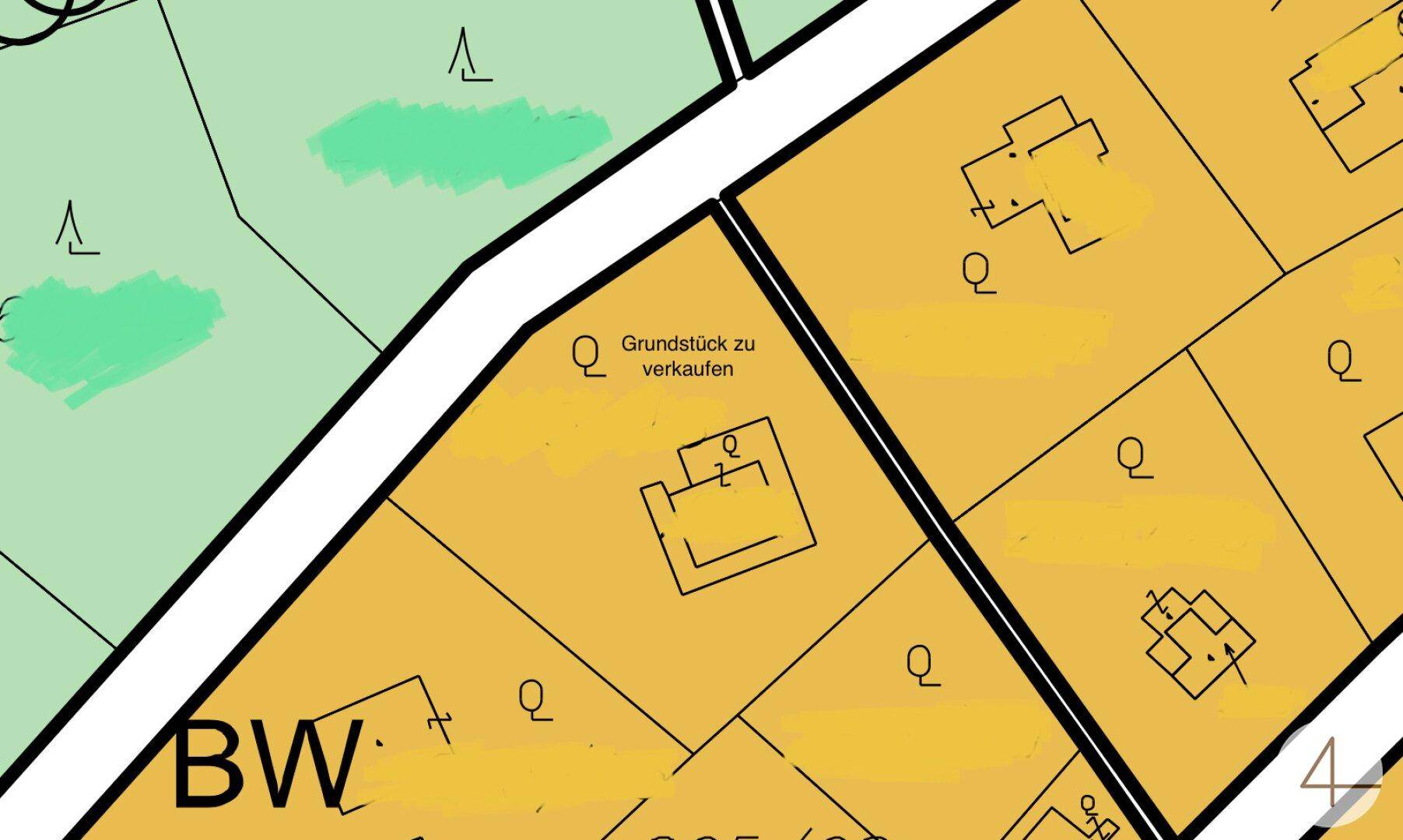 Baugrundstück in herrlicher Ruhelage - vor den Toren Wiens - grüner Weitblick übers Tal - gut bebaubar - Ansicht 3
