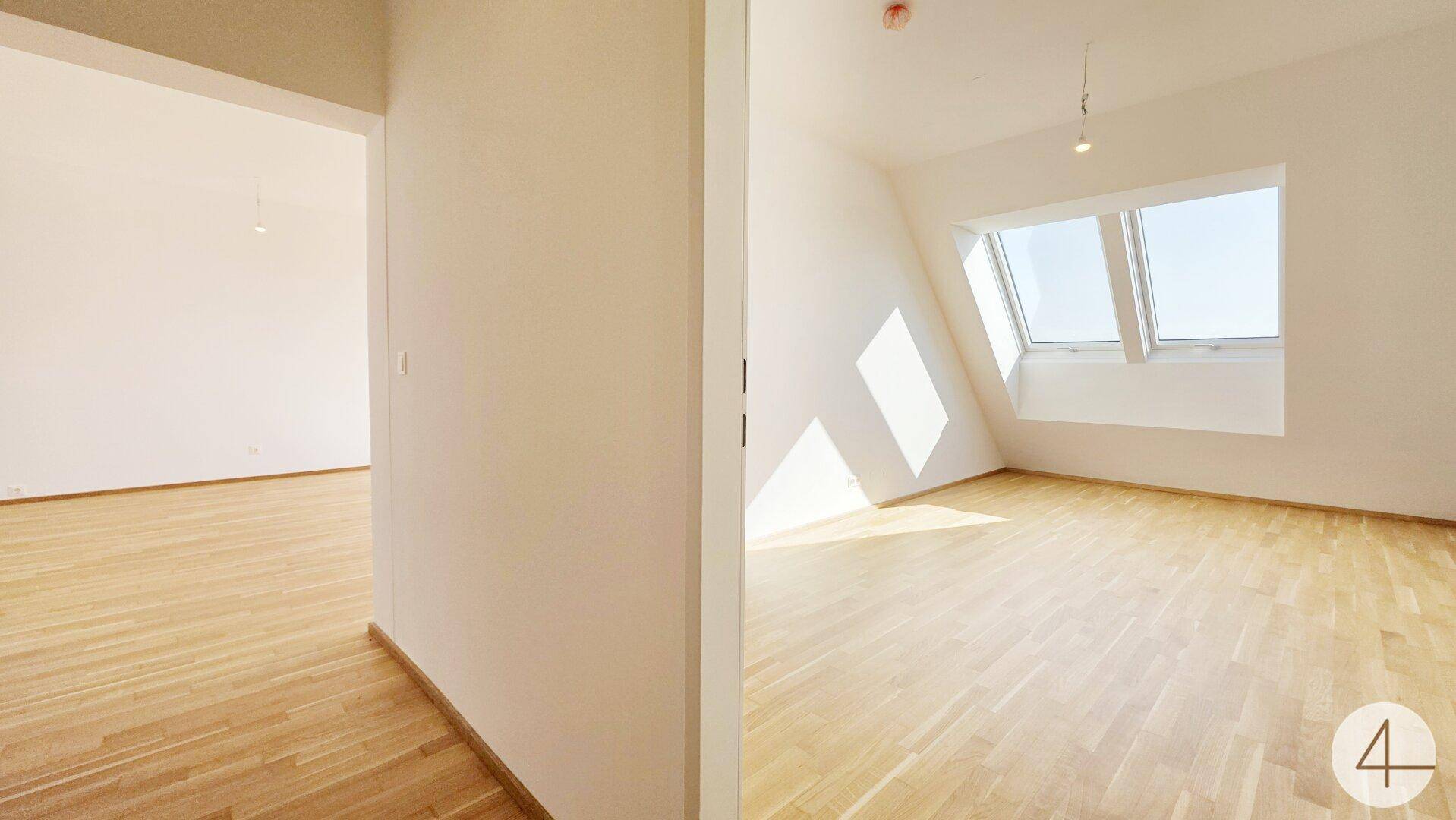 Statt 364182,-- nur 309555,-- bis Juli 2026 3 Zimmer - Dachgeschoßwohnung mit Terrasse - Ansicht 3