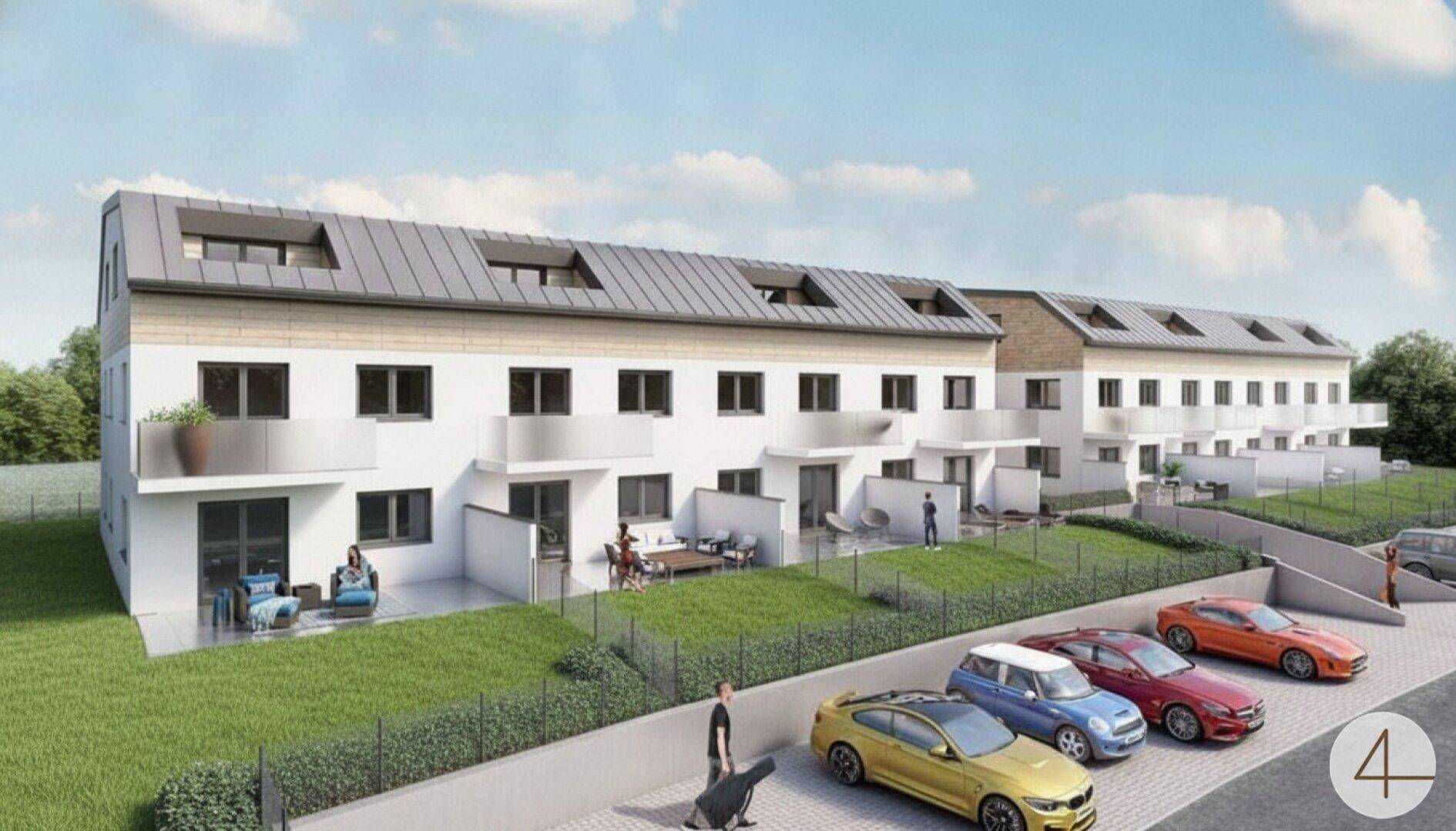Sonnige Eck-Terrassenwohnung mit Eigengarten - Ansicht 3