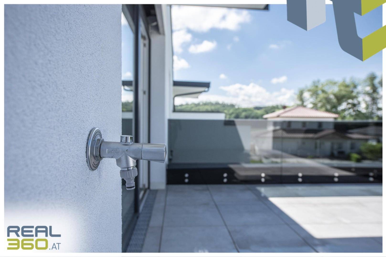 Wasseranschluß Dachterrasse