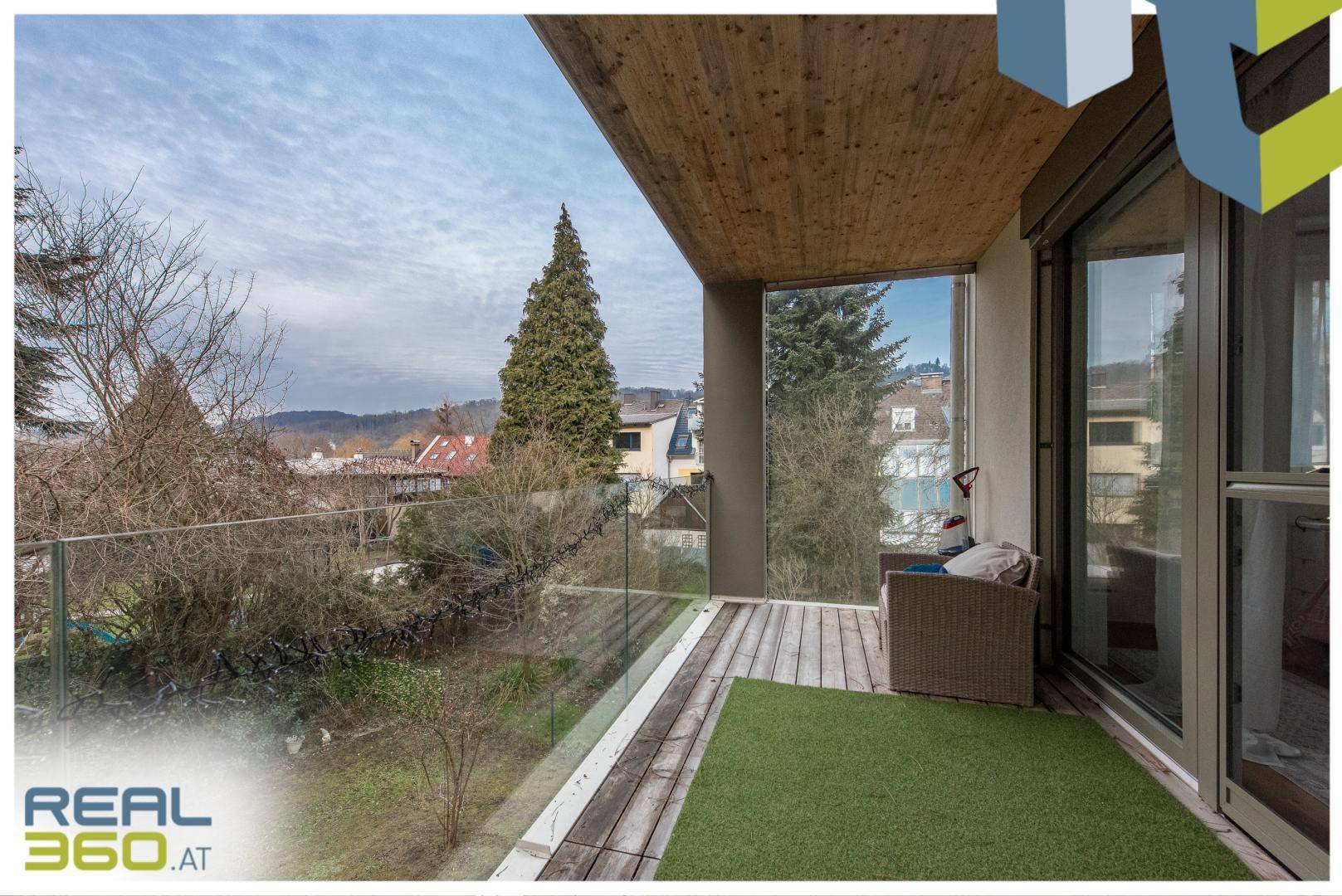 Balkon bei Schlafzimmer