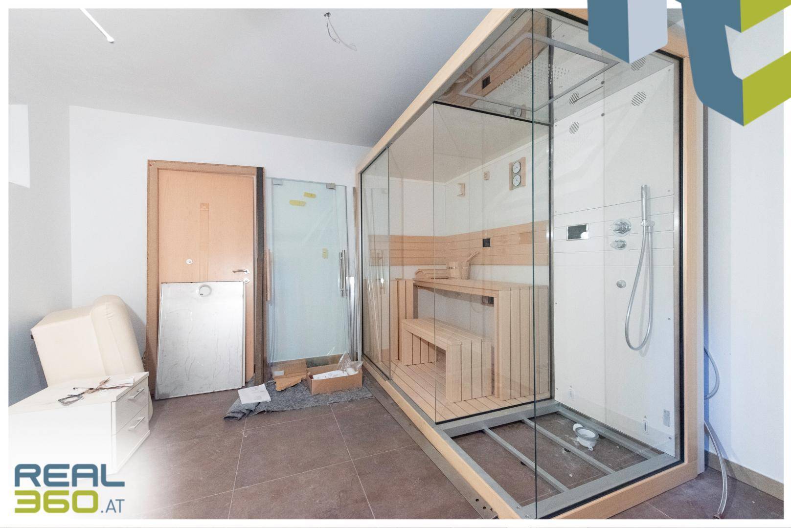 Sauna im Keller