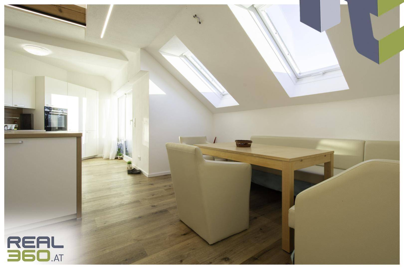 EDLE 4-Zimmer Dachgeschoßwohnung in Ruhelage mit Klimaanlage und SW-Fernblick! - Mehr