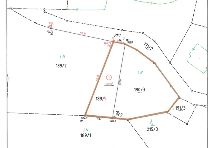 Grundstücksplan Pinsdorf