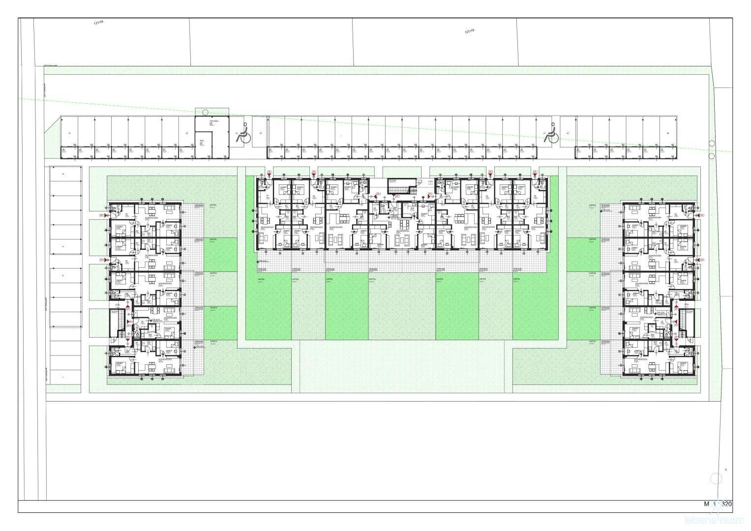 Lageplan - Erdgeschoss