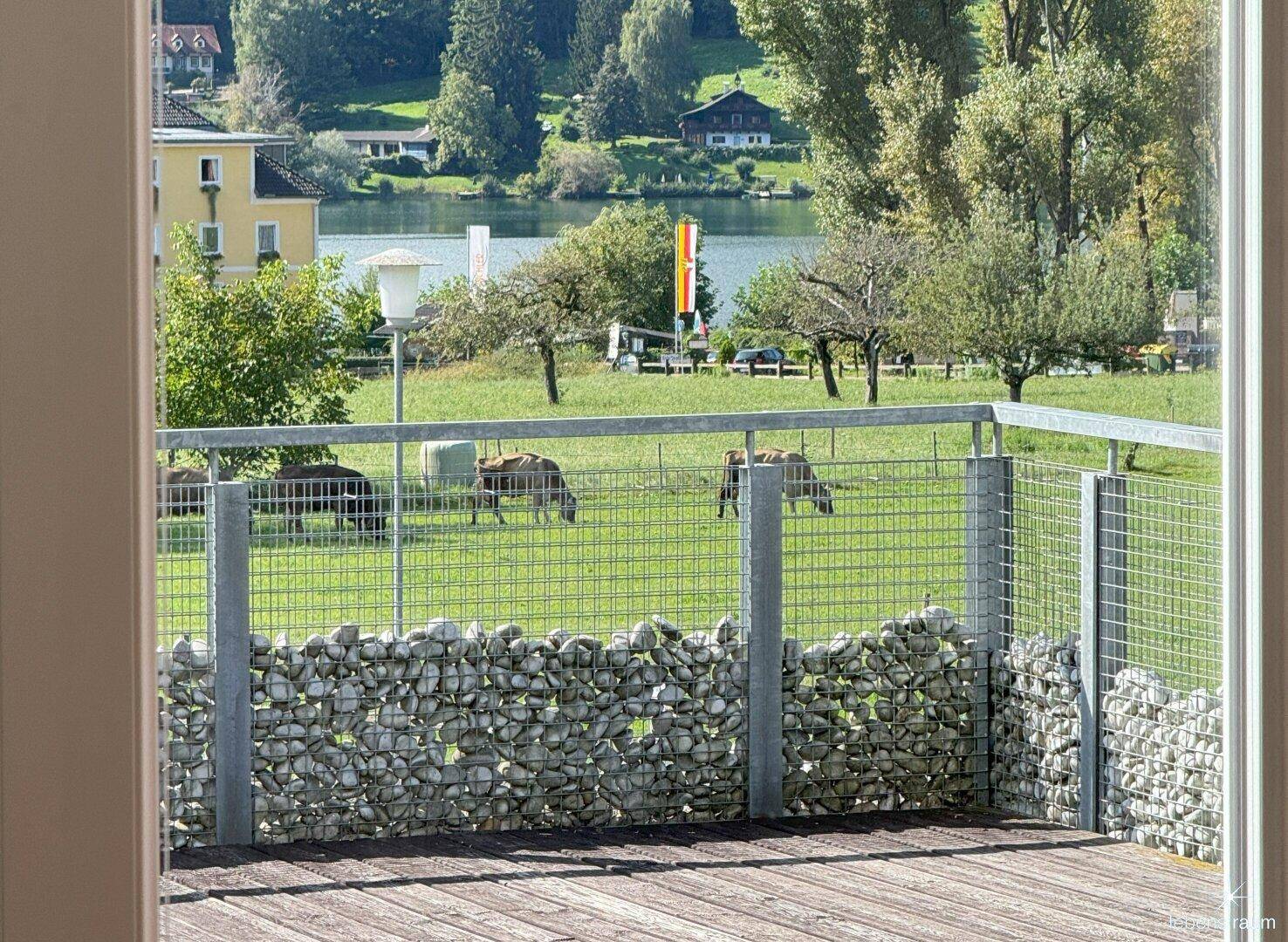 Aussicht Terrassentüre.