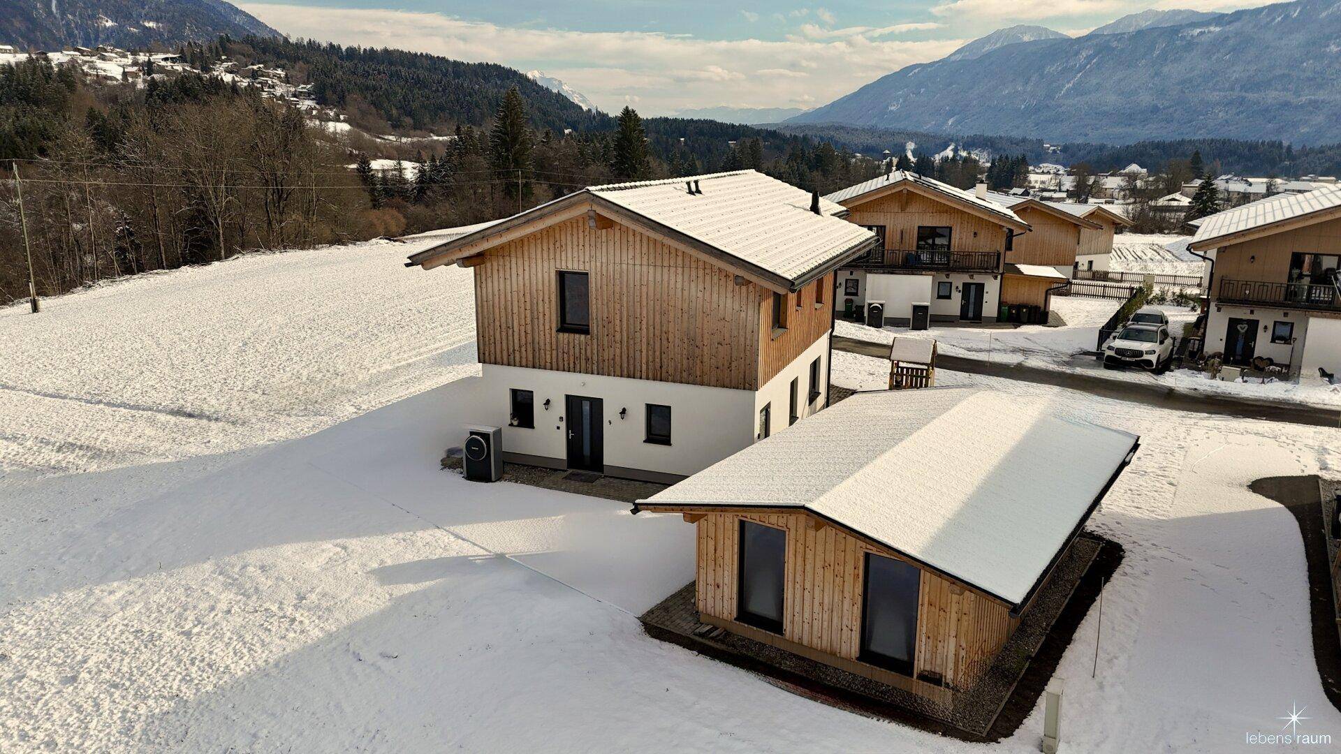 Aussicht Haus mit Nachbarn