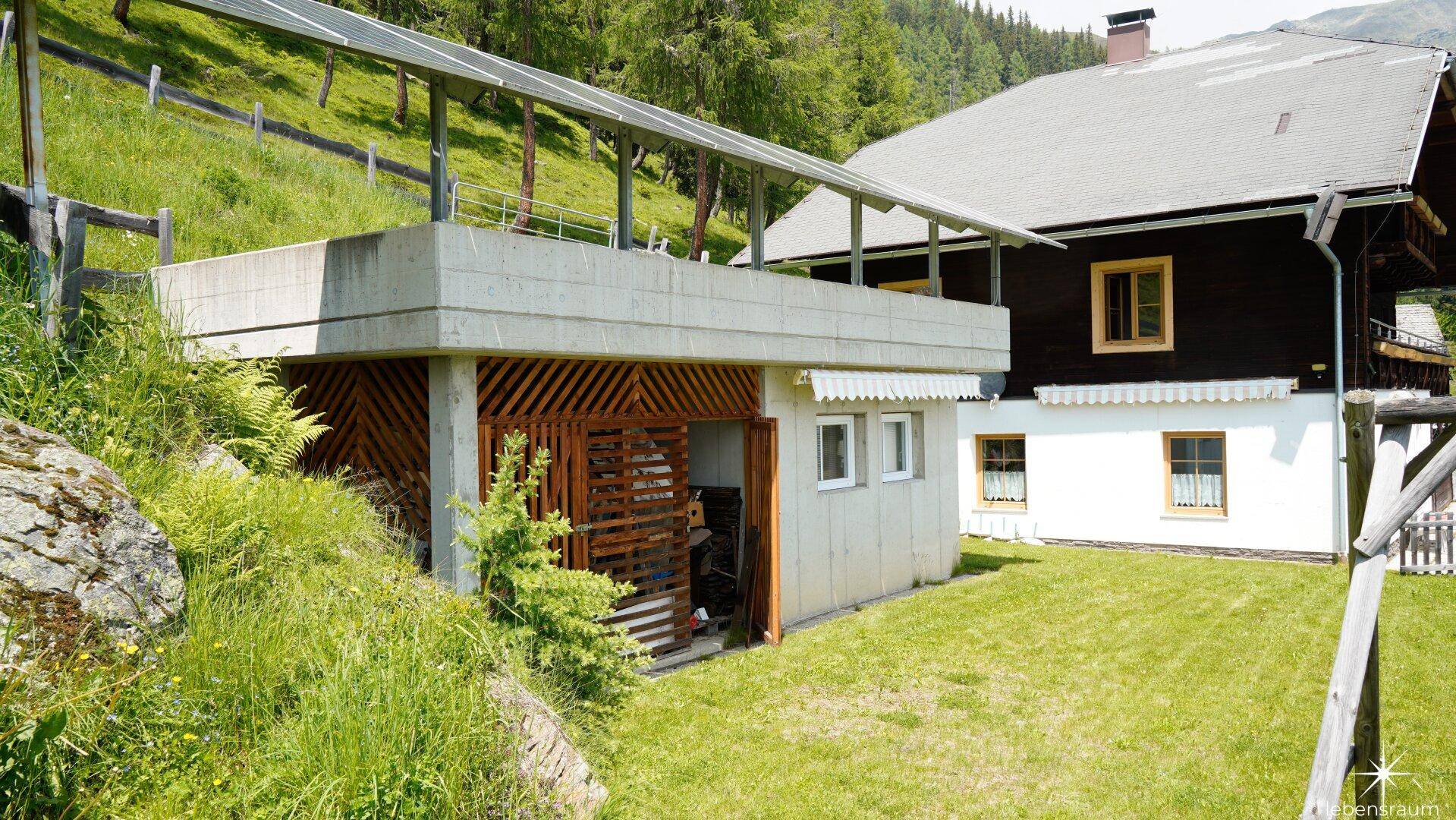 Zubau und Haus