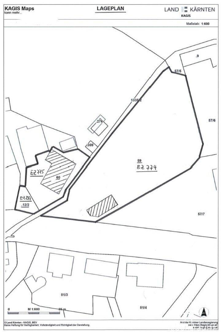 Lageplan.